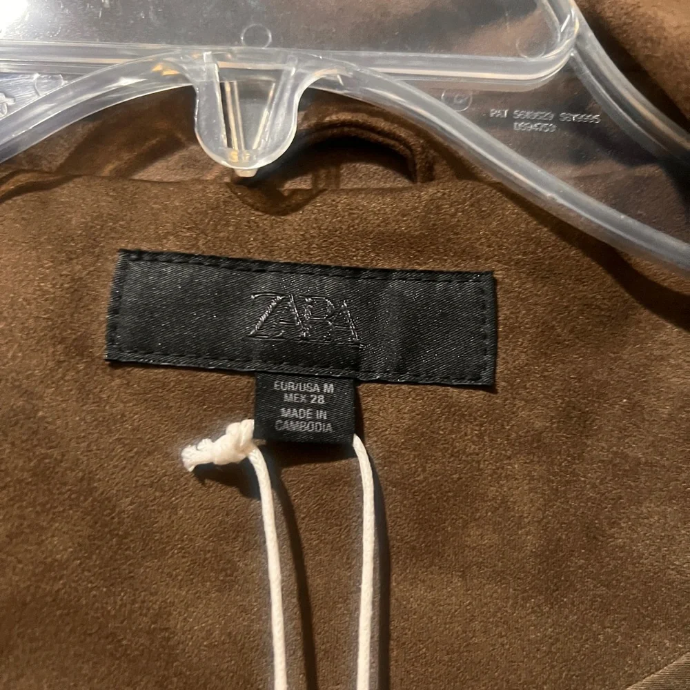 Zara suede oversized jacket - Picture 4 of 7